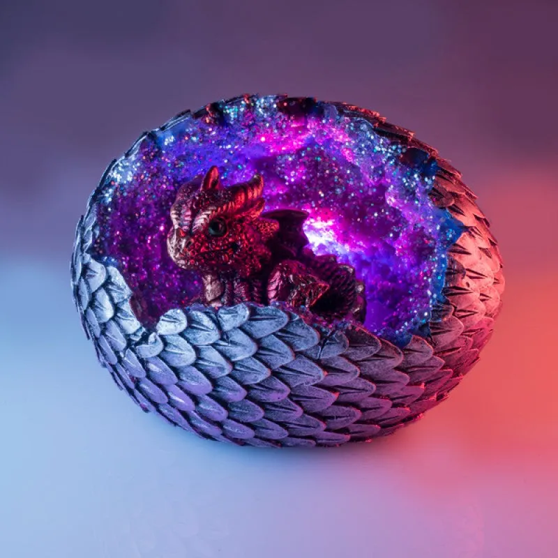 Dragon Crystal Egg LED Light Night Lamp