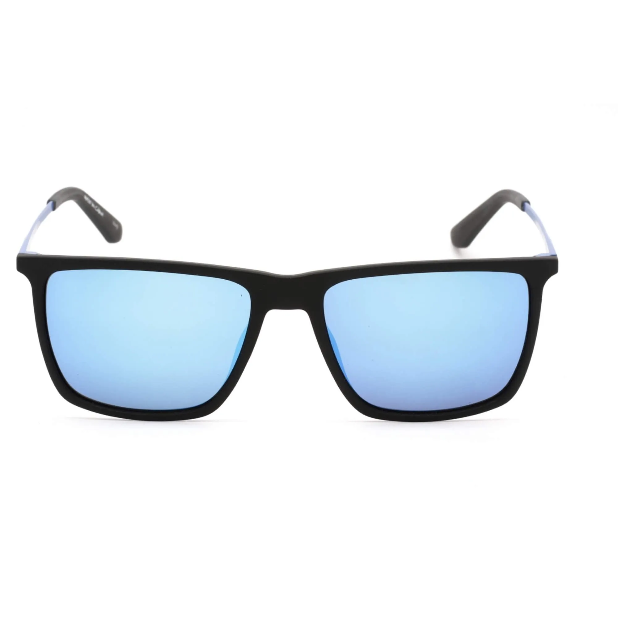 Dragon Unisex Sunglasses - Matte Black and Blue Plastic Frame | DR KODIAK LL ION 003