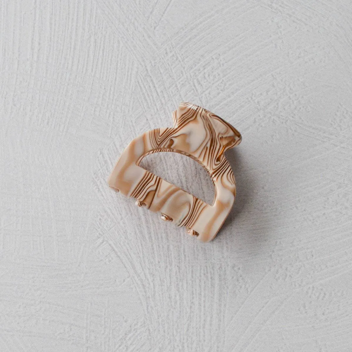 Eco Pouch Hair Claw Clip: Amber Mix