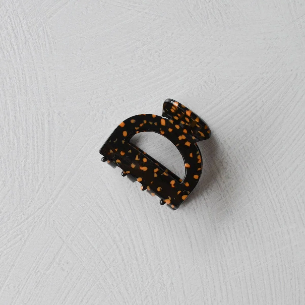 Eco Pouch Hair Claw Clip: Amber Mix