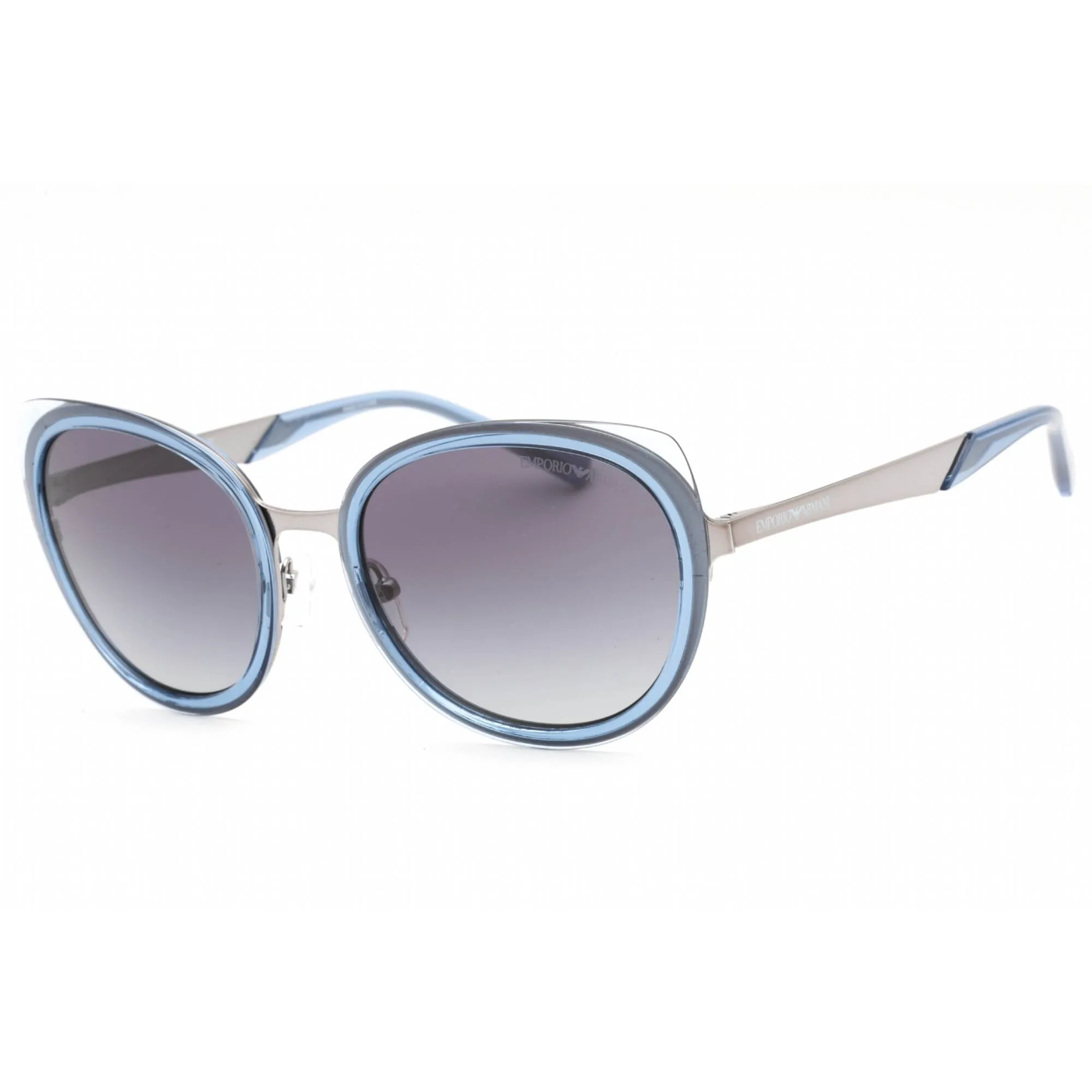 Emporio Armani Women's Sunglasses - Glossy Gunmetal/Transparent Blue | 0EA2146 33624L