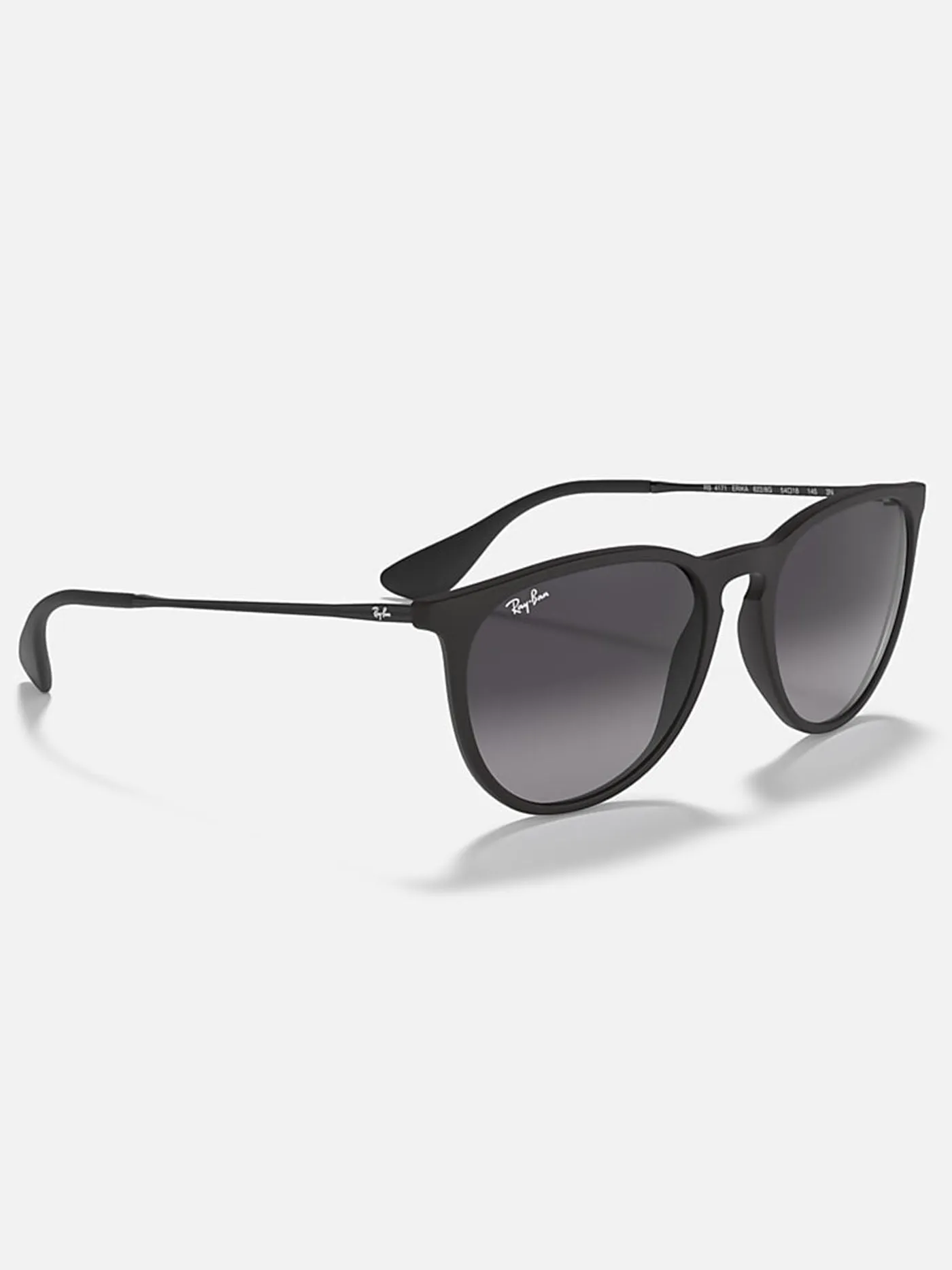 Erika Matte Black/Grey Gradient Sunglasses