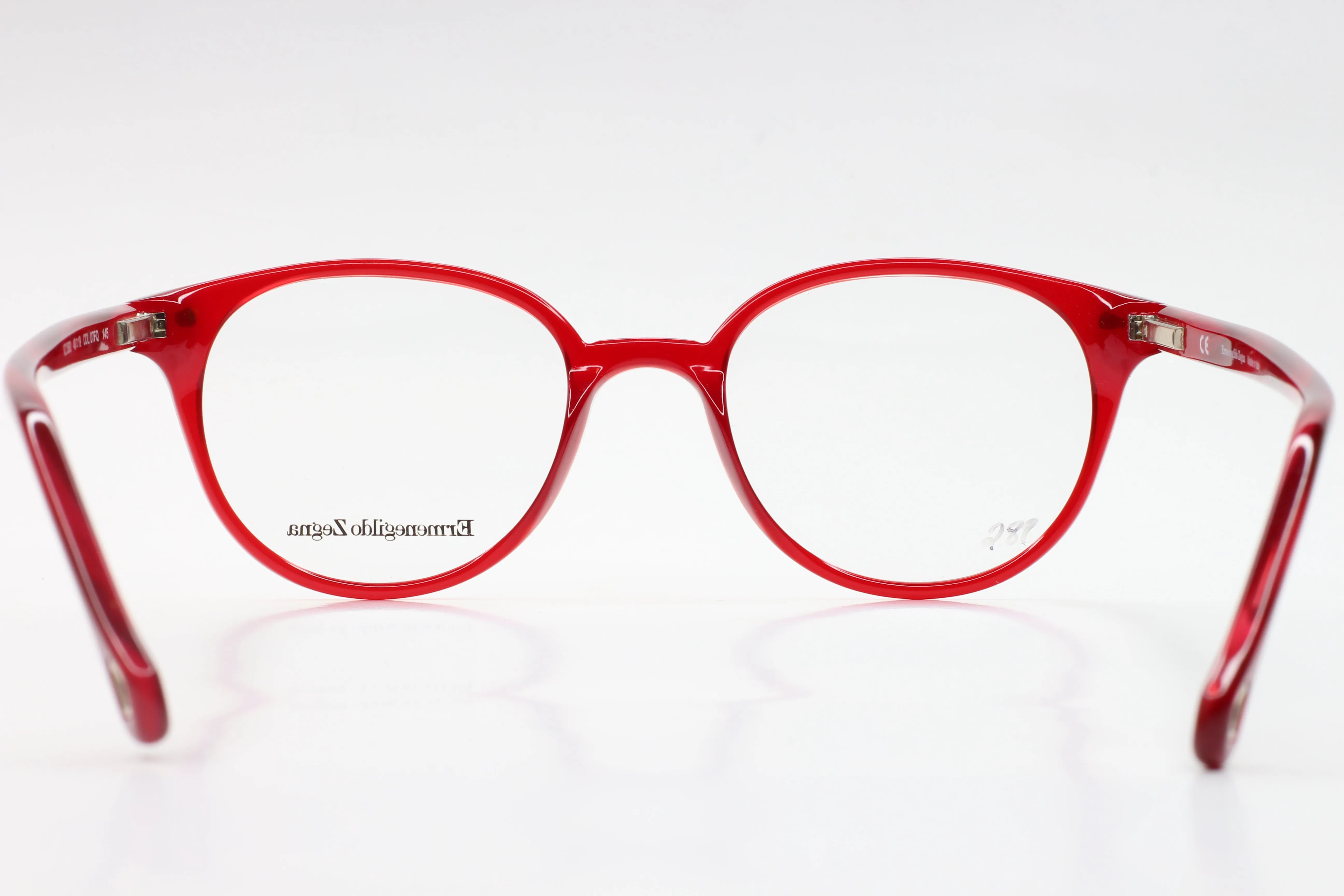 Ermenegildo Zegna VZ3593 07FQ Red Fashion Italy Eyeglasses