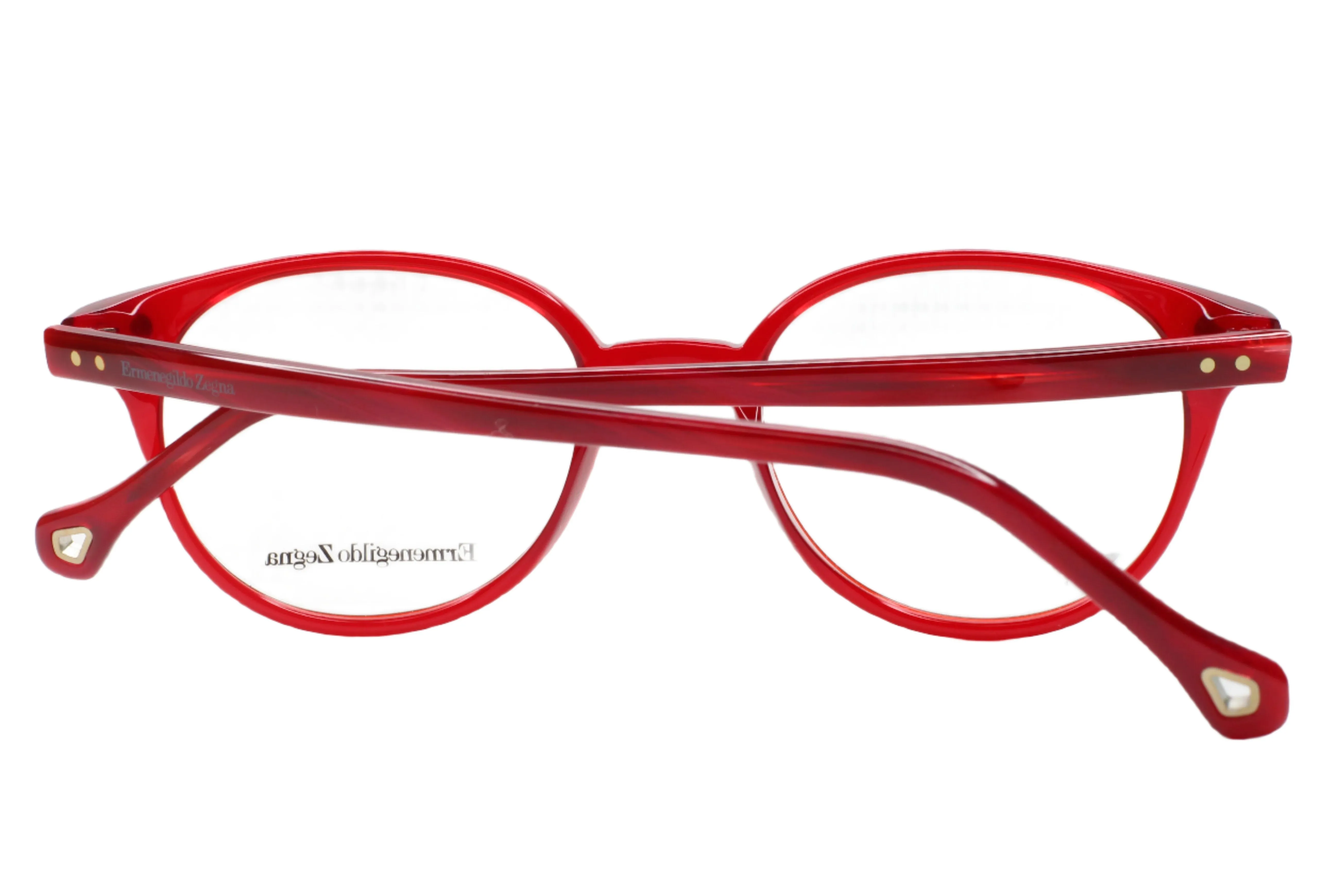 Ermenegildo Zegna VZ3593 07FQ Red Fashion Italy Eyeglasses