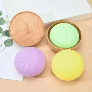 Fashion Personality New Simulation Steamed Bun Toy