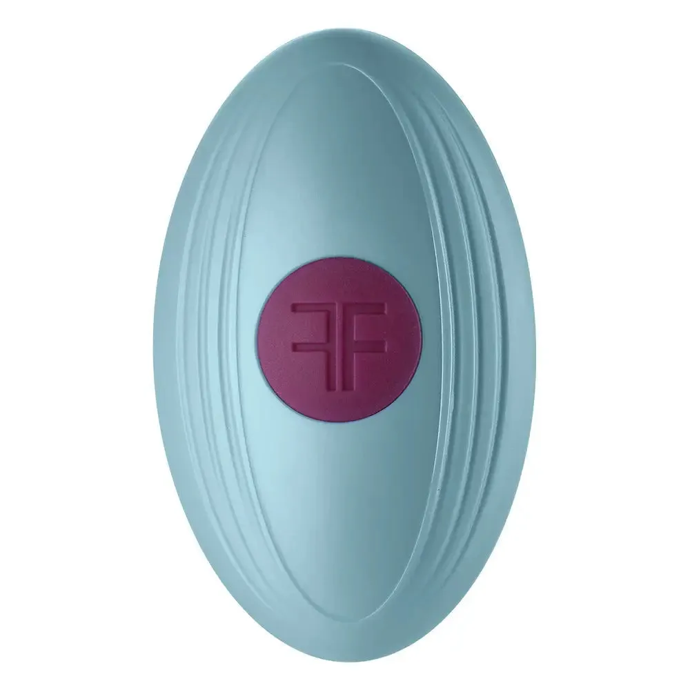 Femmefunn Silicone Blue Rechargeable Bullet Vibrator with Sleeve