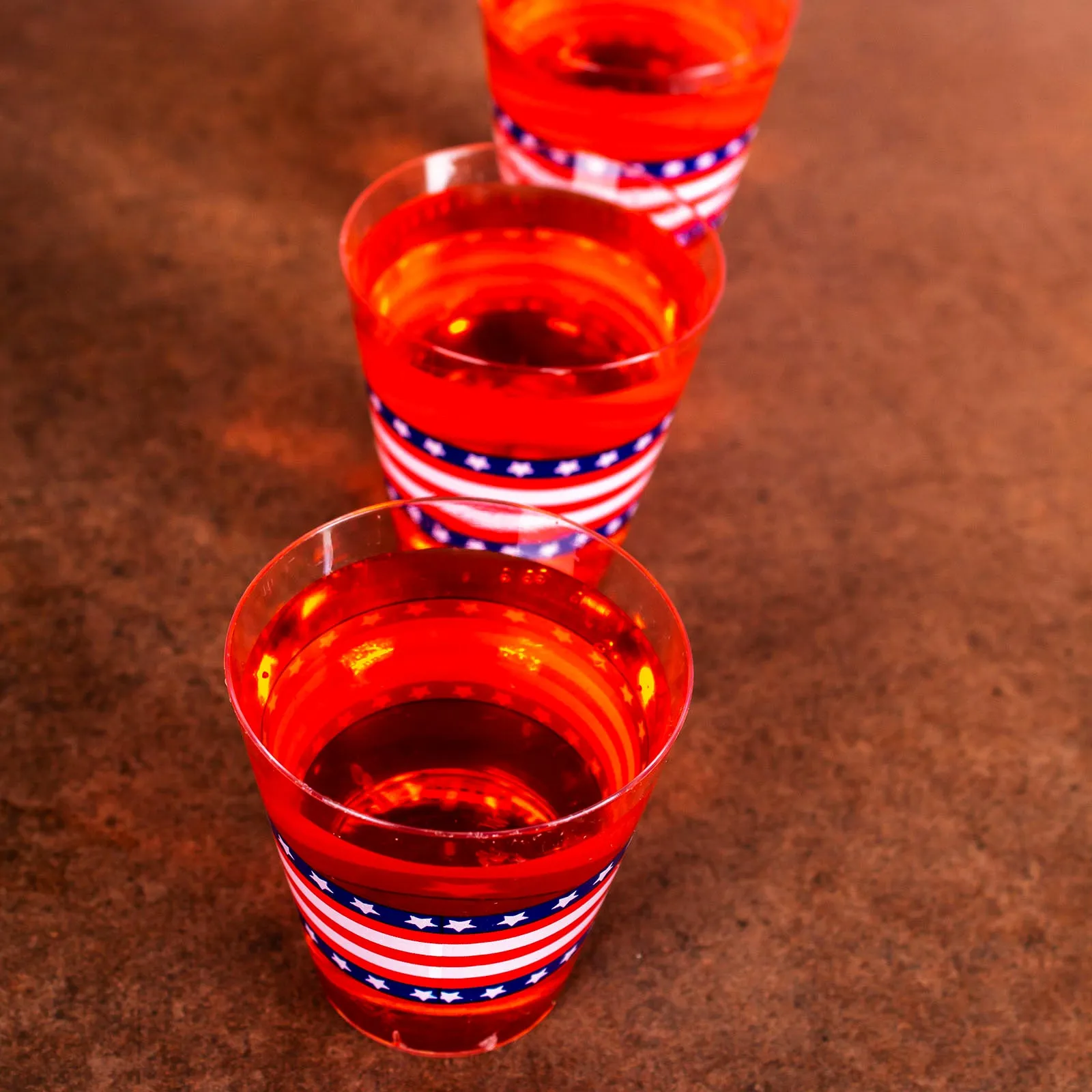 Flag Print Shot Glasses - 40ct. - 2 ounce