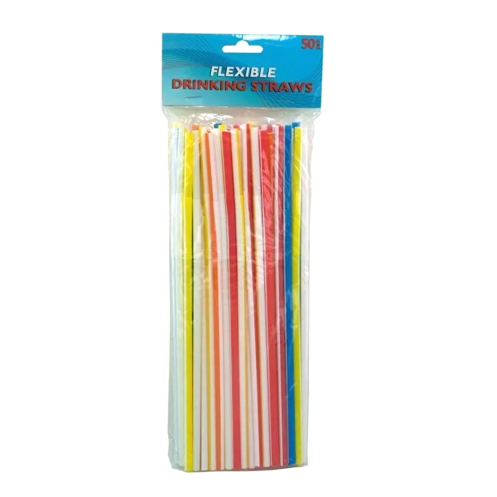 Flexible Drinking Straws - 200 count