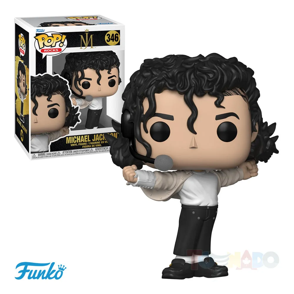 Funko Pop! Rocks #346 - MJ - Michael Jackson (Superbowl) Vinyl Figure (67403)