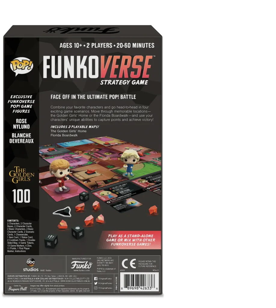 Funkoverse Strategy Game: Golden Girls 100 – Rose and Blanche