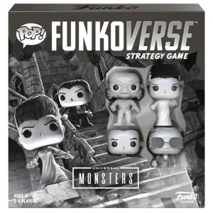 Funkoverse Universal Monsters Strategy Game 100 4 Figure Pack