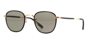 Garrett Leight Grant 4009 BK-G-BK/SFPGY - As Seen On Robert Downey Jr