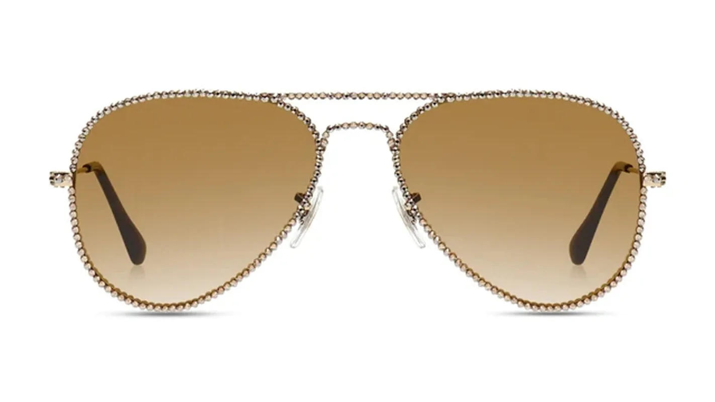 GL3003-G.SHADOW sunglasses,timeless sophistication with a metal frame and a gold finish.