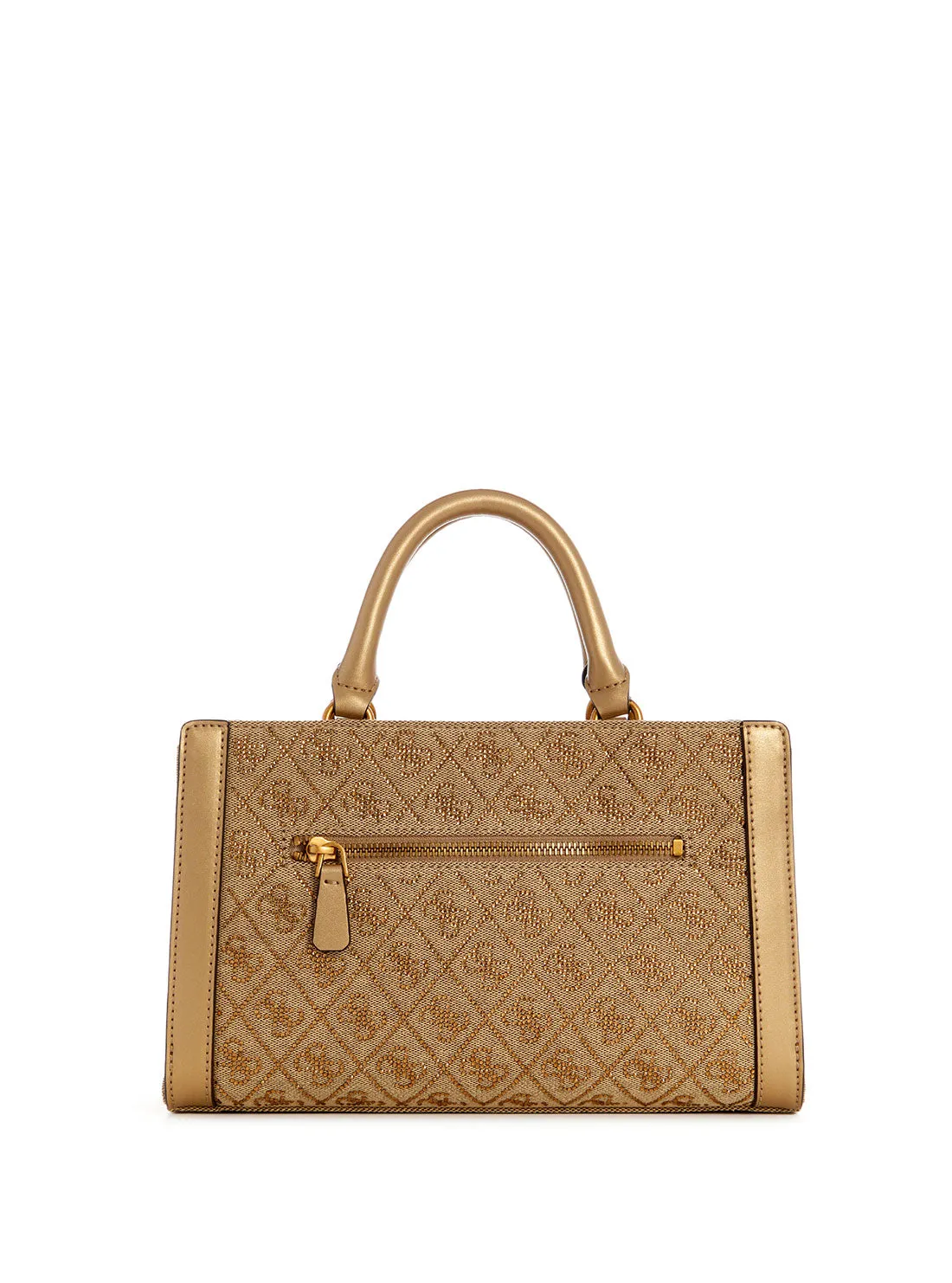 Gold Logo Small Satchel Bag