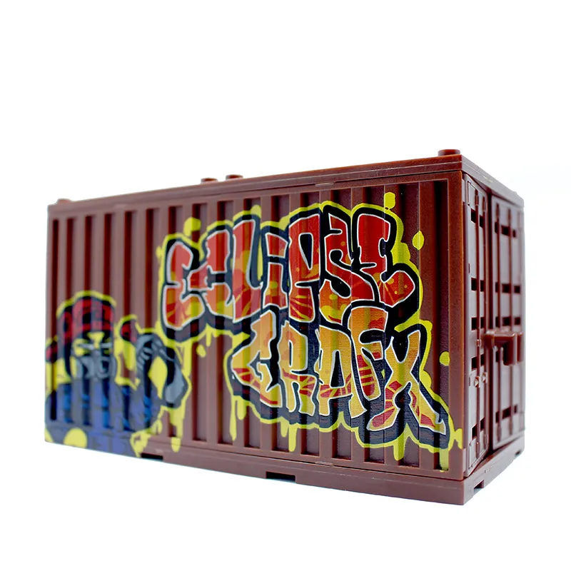 Graffiti Container - Sket White Skull/Eclipsegrafx Graffiti (Double Sided)