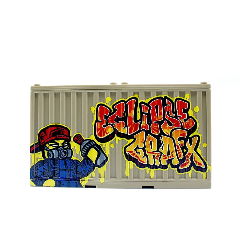 Graffiti Container - Sket White Skull/Eclipsegrafx Graffiti (Double Sided)