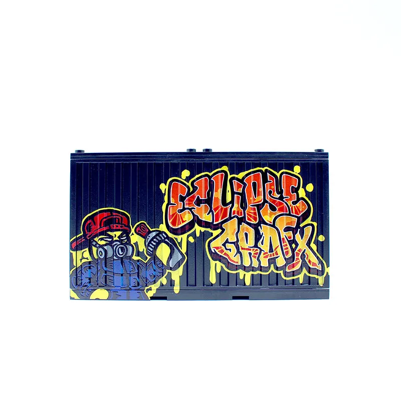 Graffiti Container - Sket White Skull/Eclipsegrafx Graffiti (Double Sided)