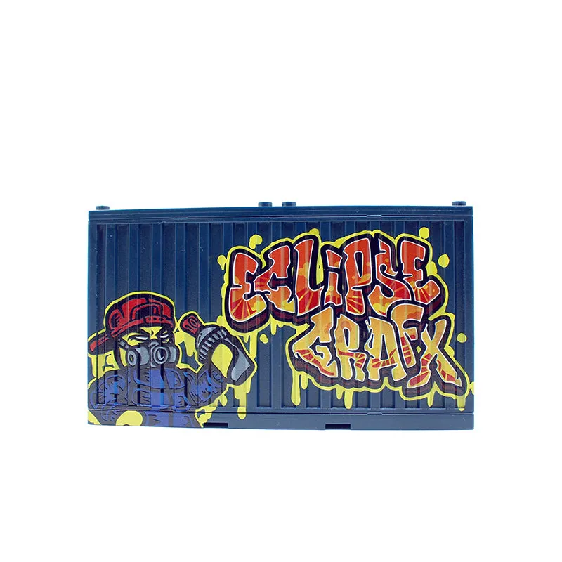 Graffiti Container - Sket White Skull/Eclipsegrafx Graffiti (Double Sided)