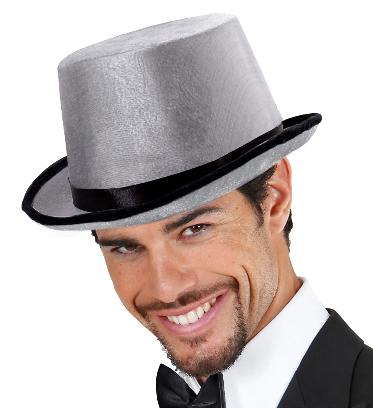 Grey Top Hat Velvet