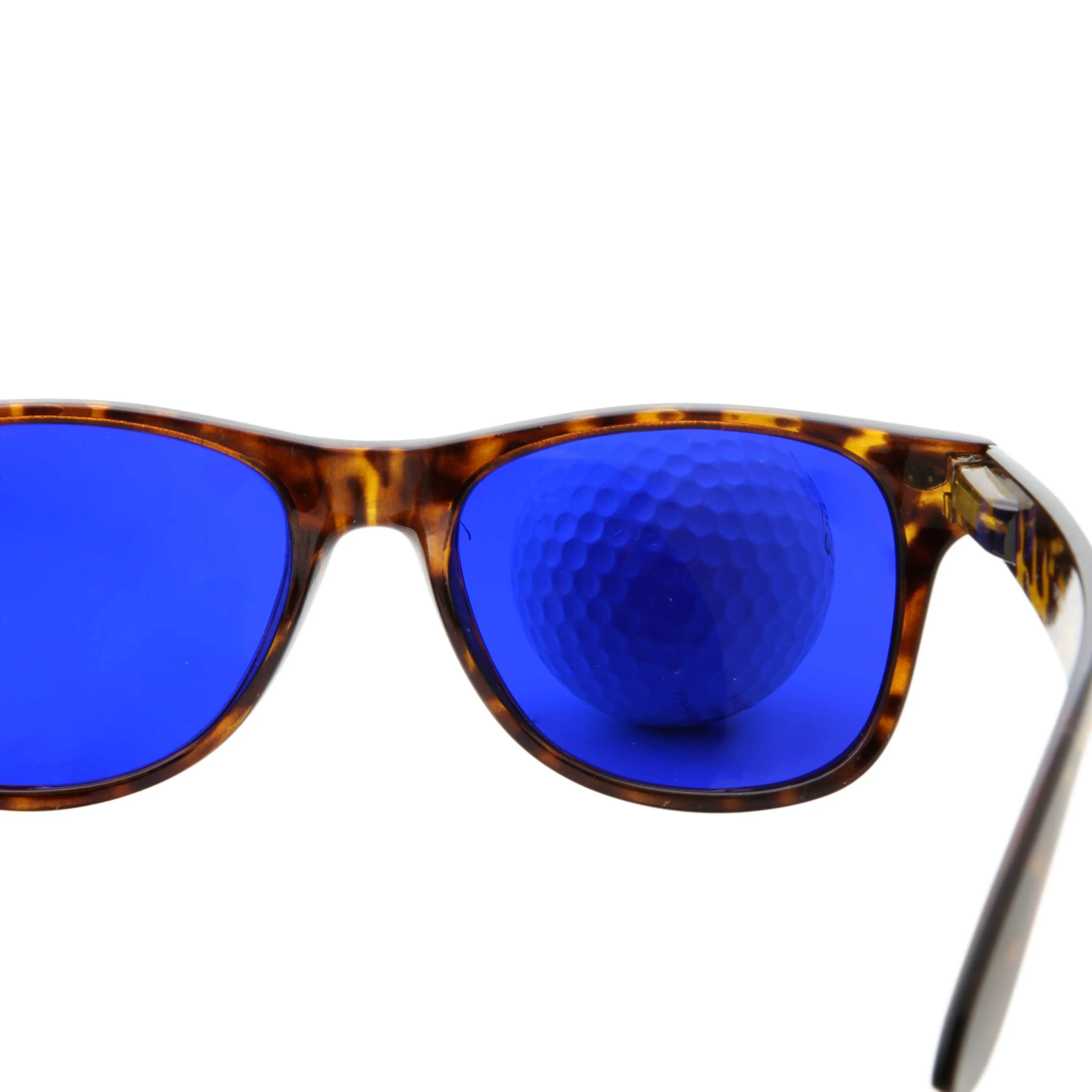 grinderPUNCH Golf Ball Finder Glasses - Casual Classic Style True Blue Lens Sunglasses - Men and Women