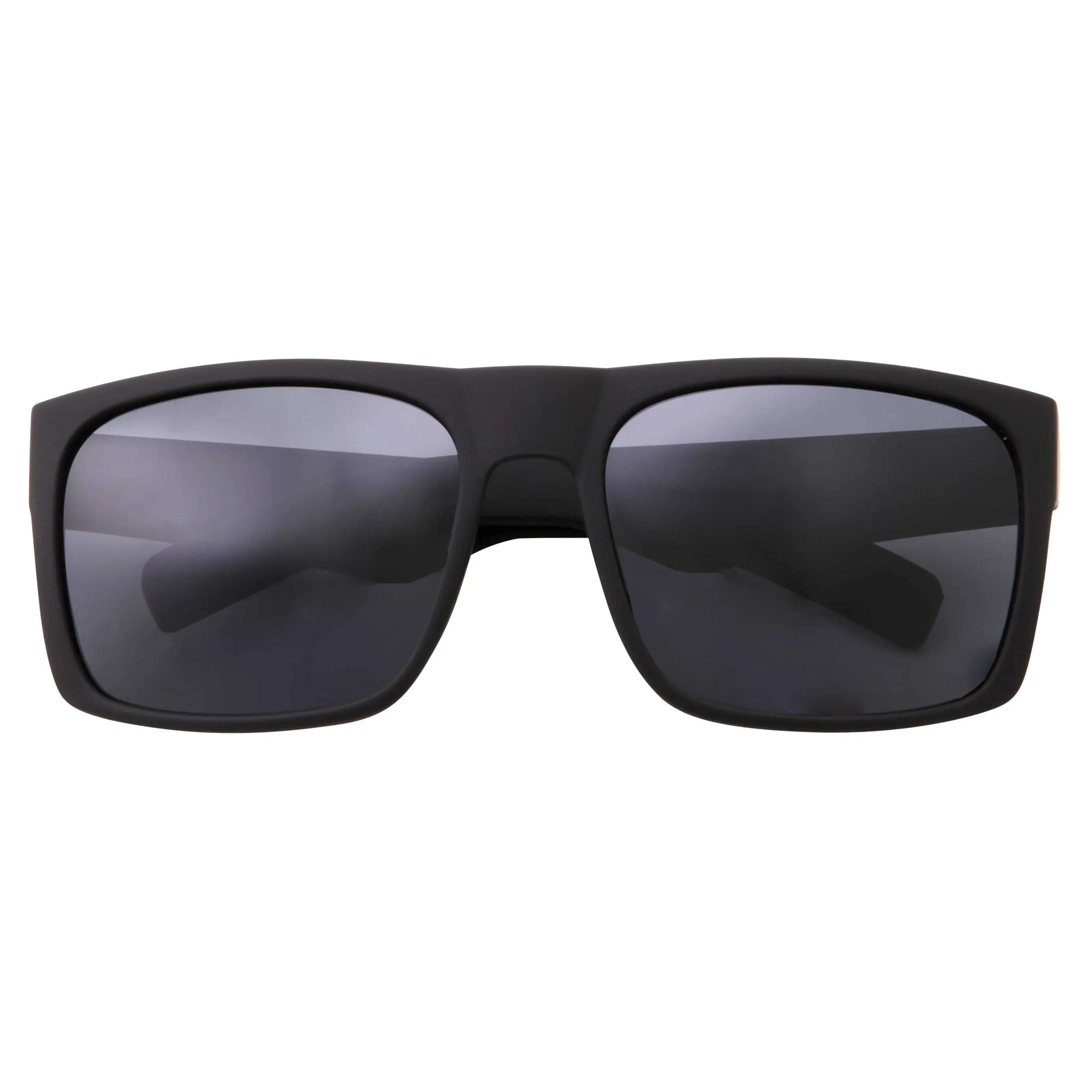 grinderPUNCH XL Men's Big Wide Frame Black Sunglasses - Extra Large Square 148mm