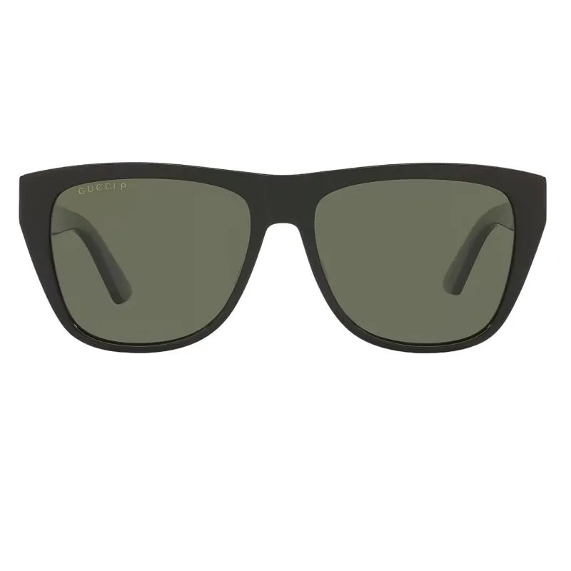 Gucci GG0926S 006 57 Black Green Polarized