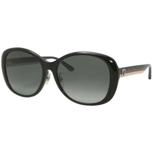 Gucci Women's Sunglasses - Grey Lens Acetate Butterfly Shaped Frame | GG0849SK 002