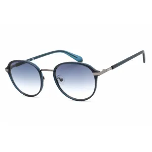 Guess Men's Sunglasses - Adjustable Nose Pads Blue Plastic Round Frame | GU00031 91W