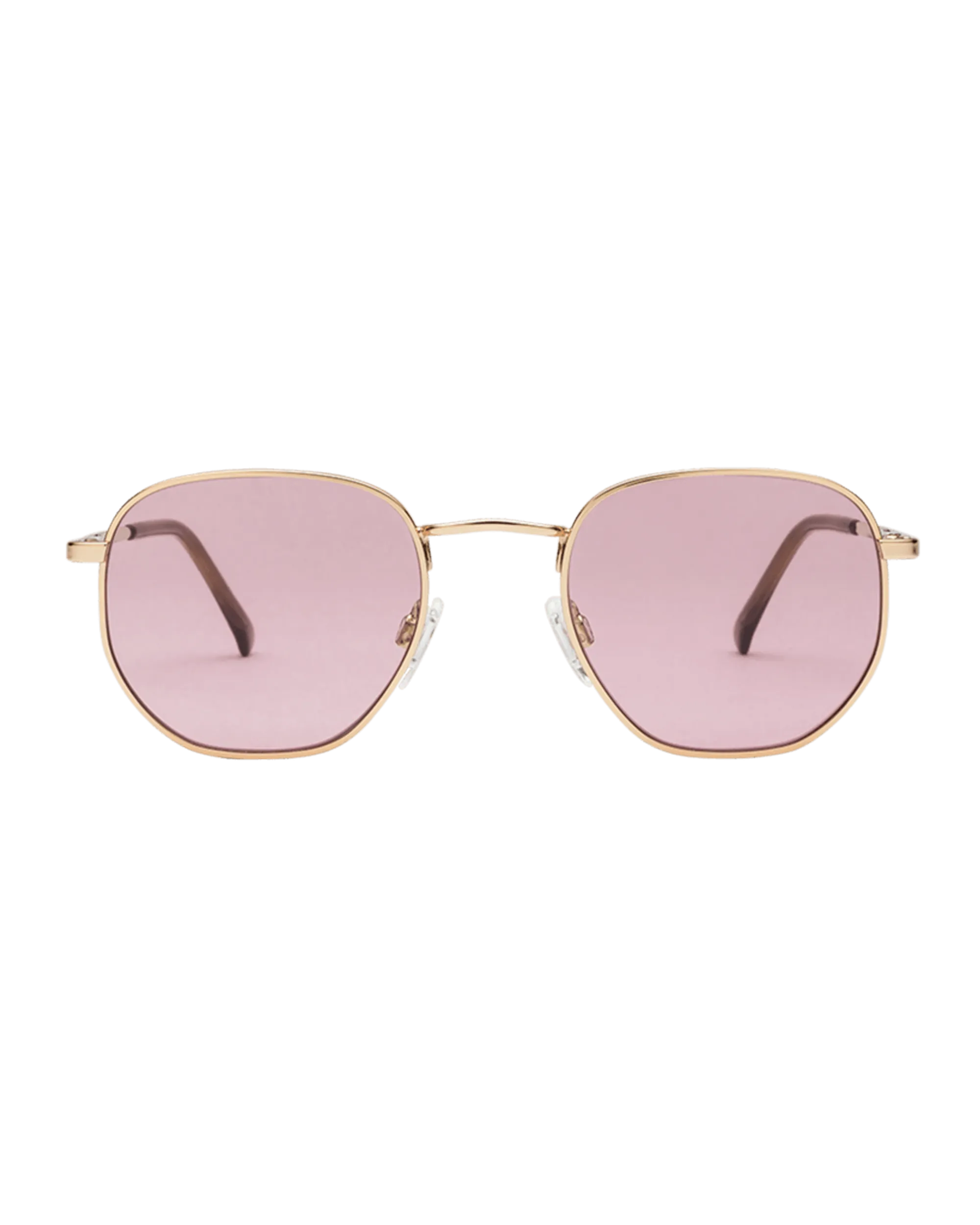 Happening Sunglasses in Gloss Gold & Pink