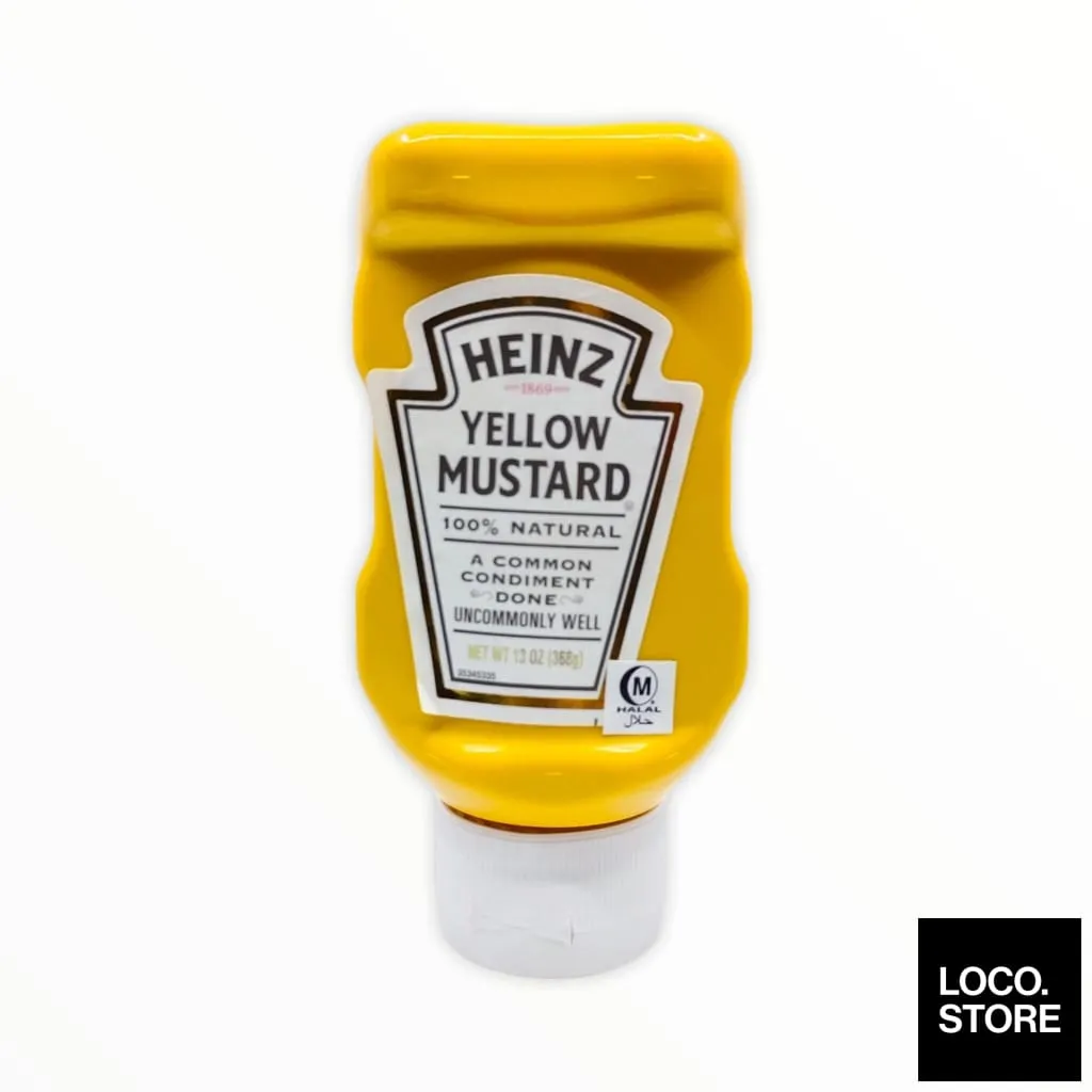 Heinz Yellow Mustard Top Down Squeeze 13OZ