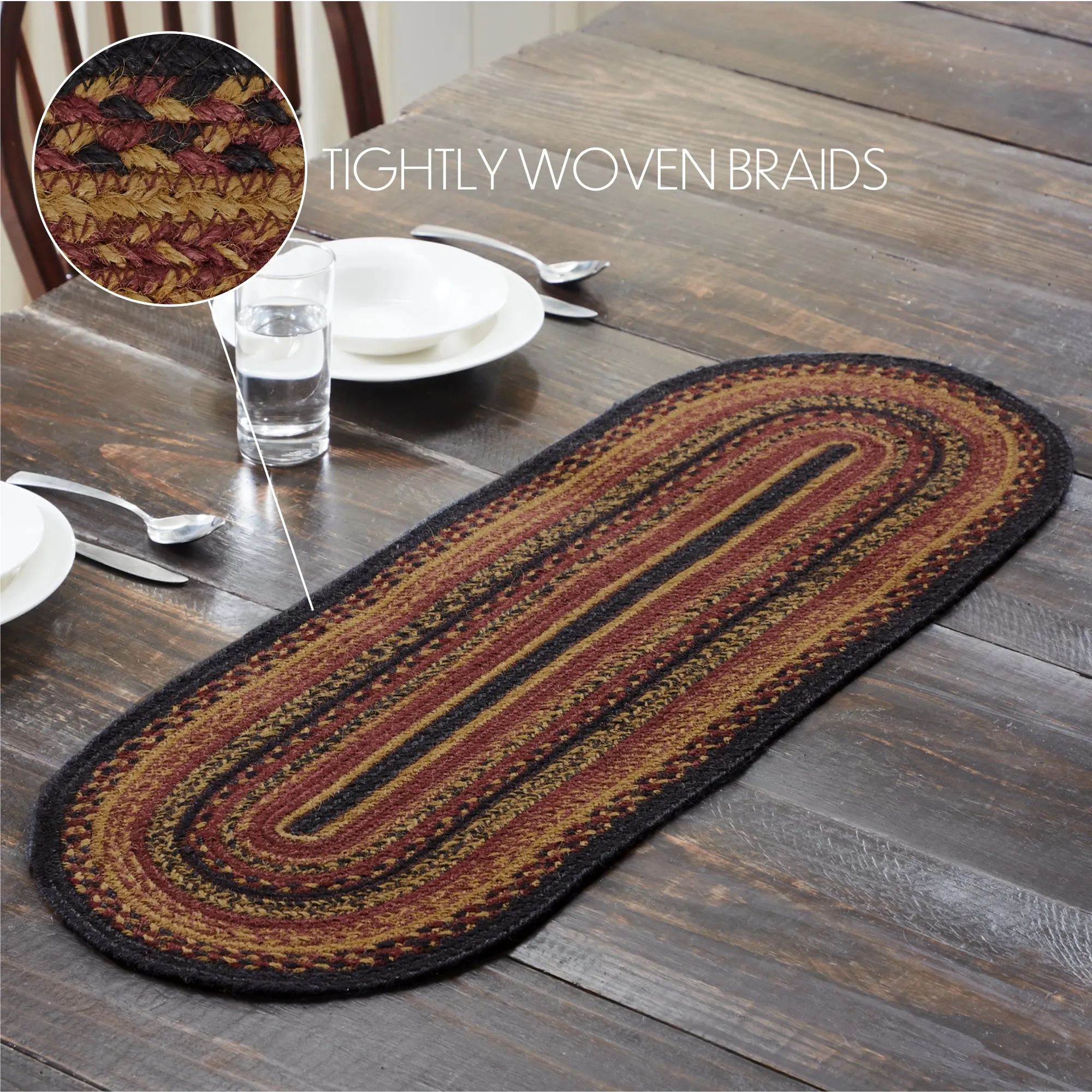 Heritage Farms Oval Jute Runner