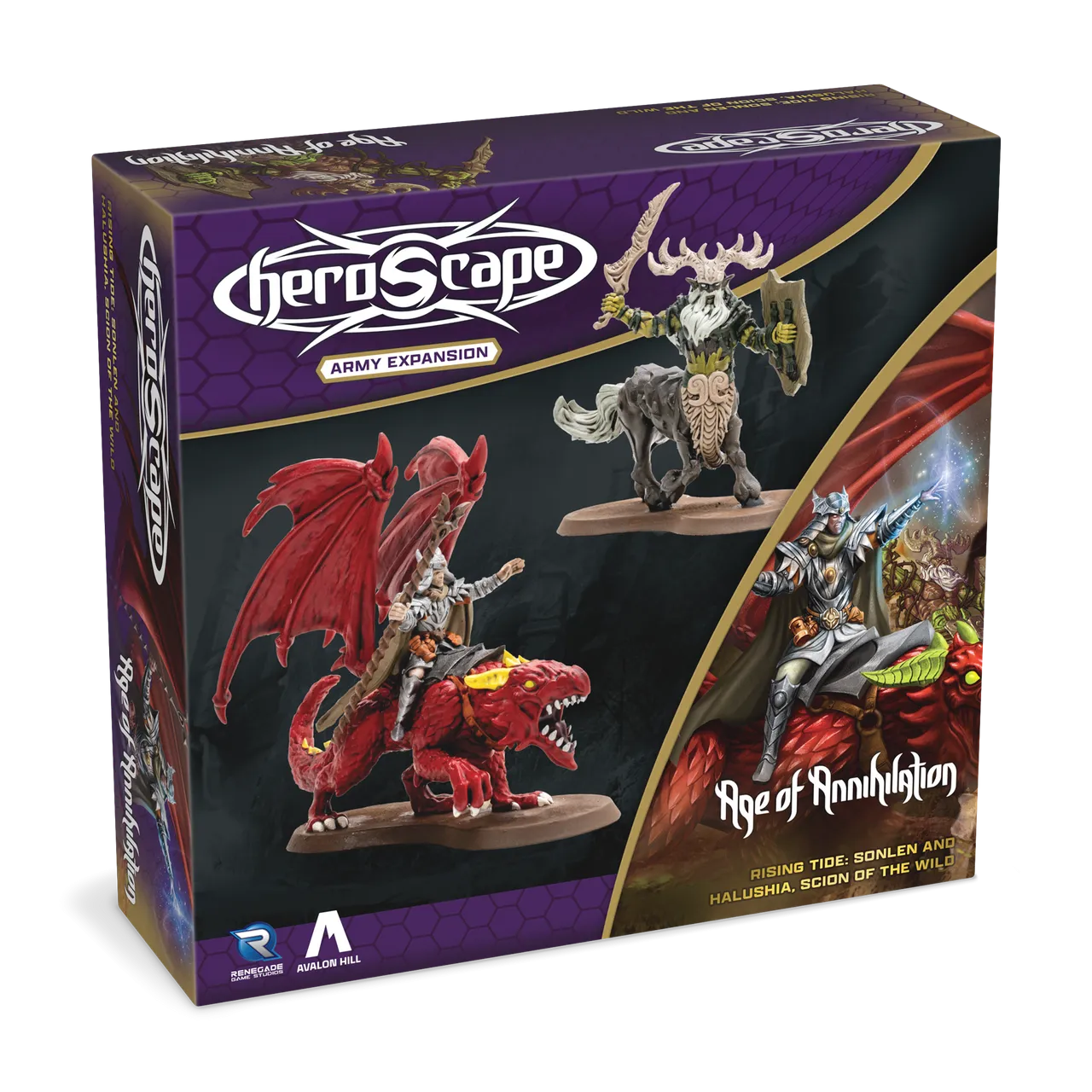 Heroscape: Rising Tide – Sonlen & Halulshia, Scion of the Wild Army Expansion - Wave 3