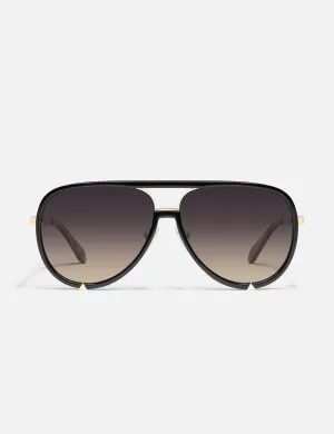 High Profile Polarized, Black Gold/Smoke