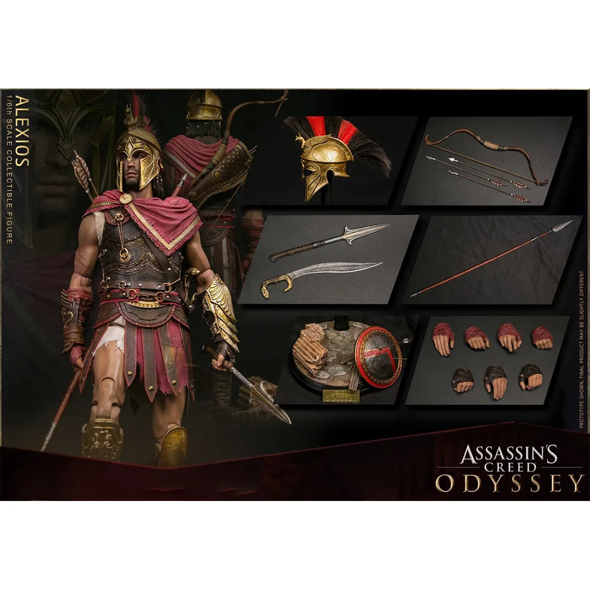 HiPlay DAMTOYS, Assassin's Creed Odyssey: Alexios, Action Figure Full Set