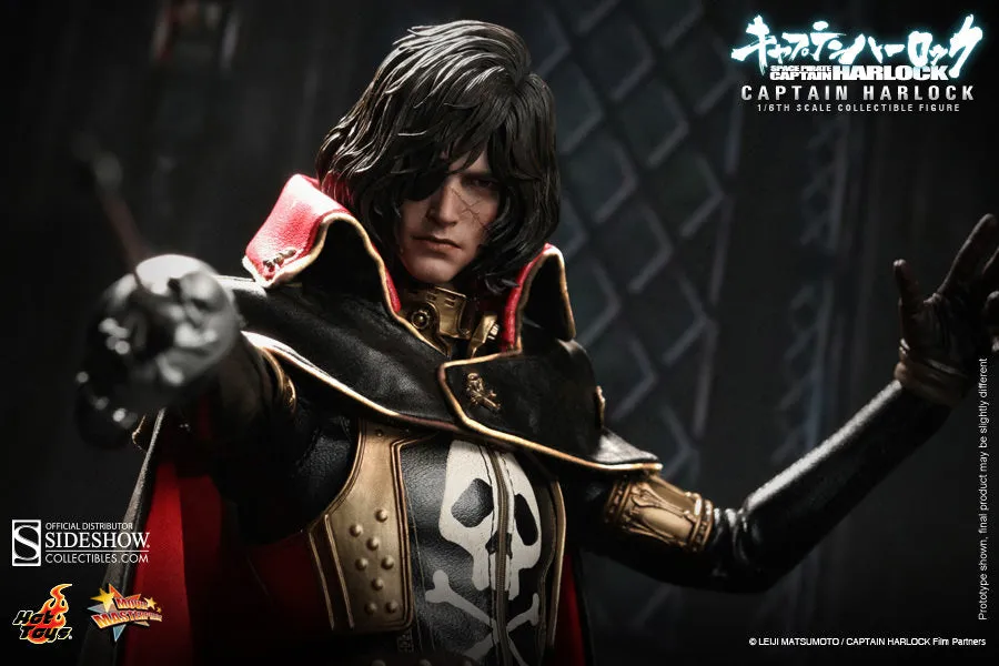 Hot Toys Captain Harlock Space Pirate Captain Harlock 12 Inch 1/6 Scale Action Figure MMS222