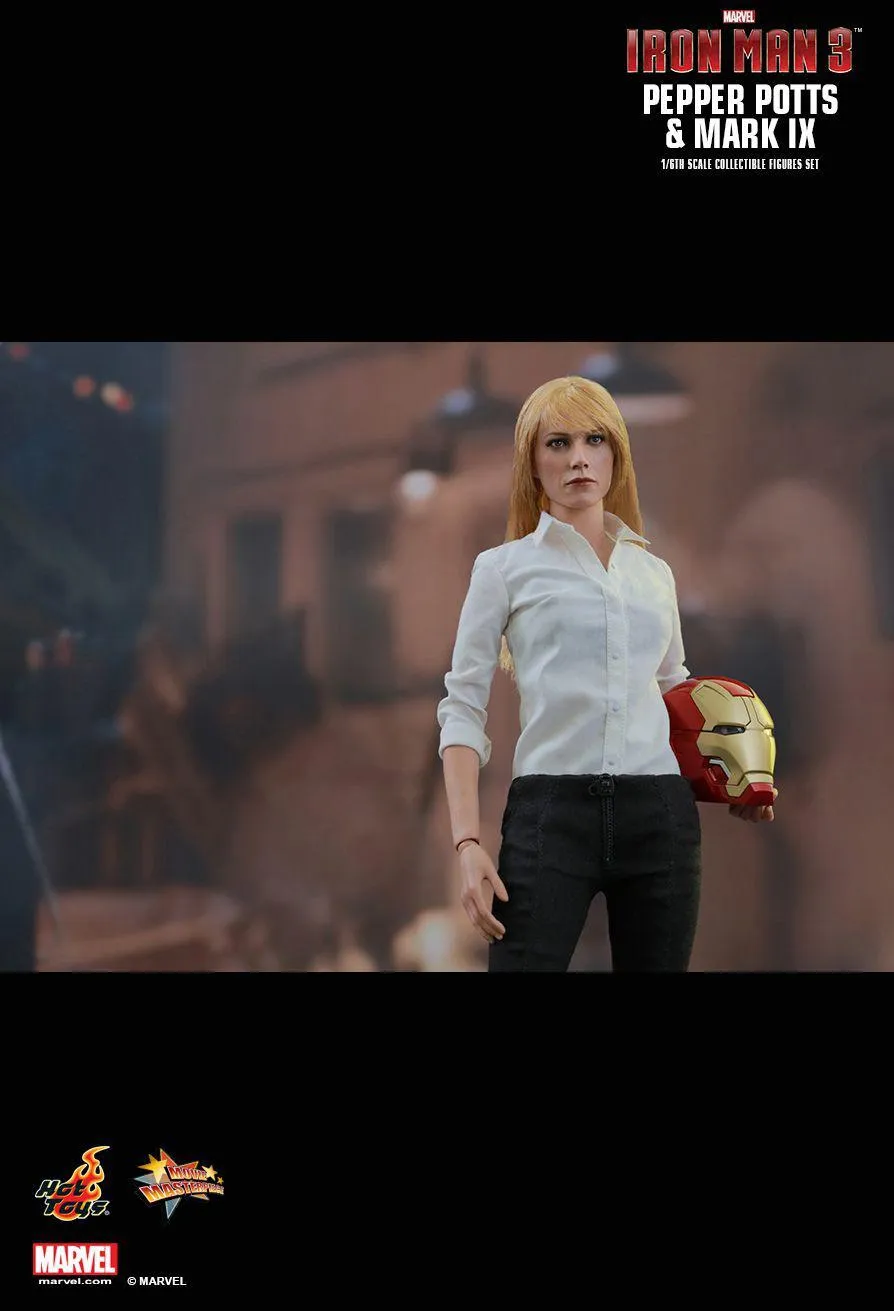 Hot Toys Iron Man 3 Pepper Potts & Mark IX MMS311