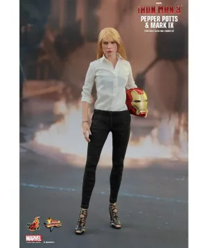 Hot Toys Iron Man 3 Pepper Potts & Mark IX MMS311