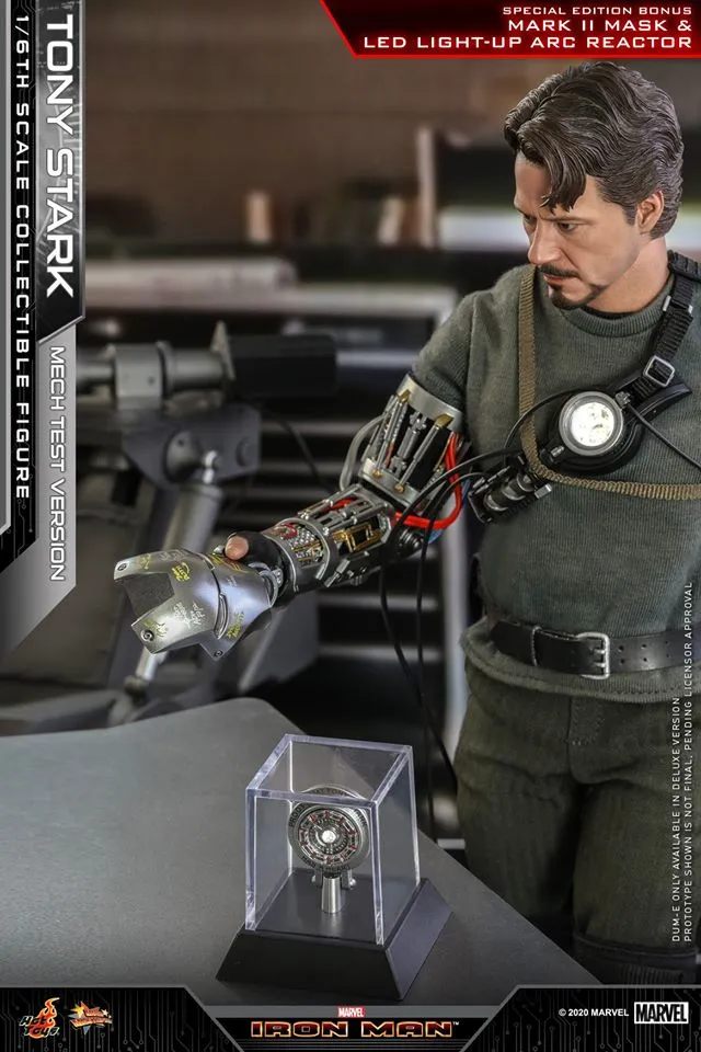 HOT TOYS MARVEL IRON MAN: TONY STARK (MECH TEST VERSION)