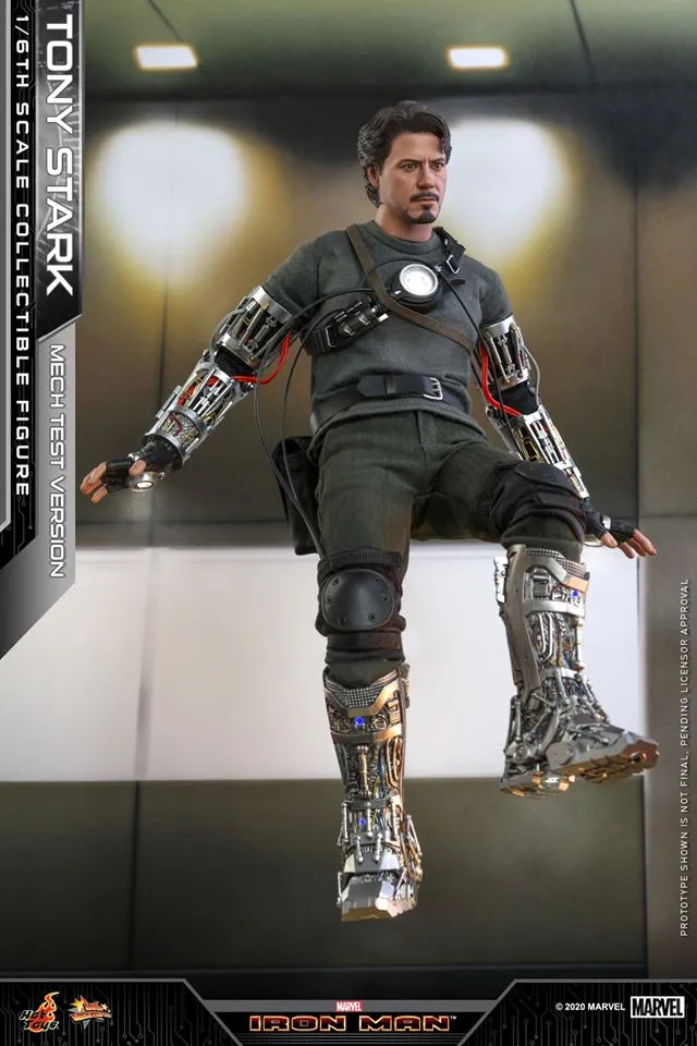 HOT TOYS MARVEL IRON MAN: TONY STARK (MECH TEST VERSION)