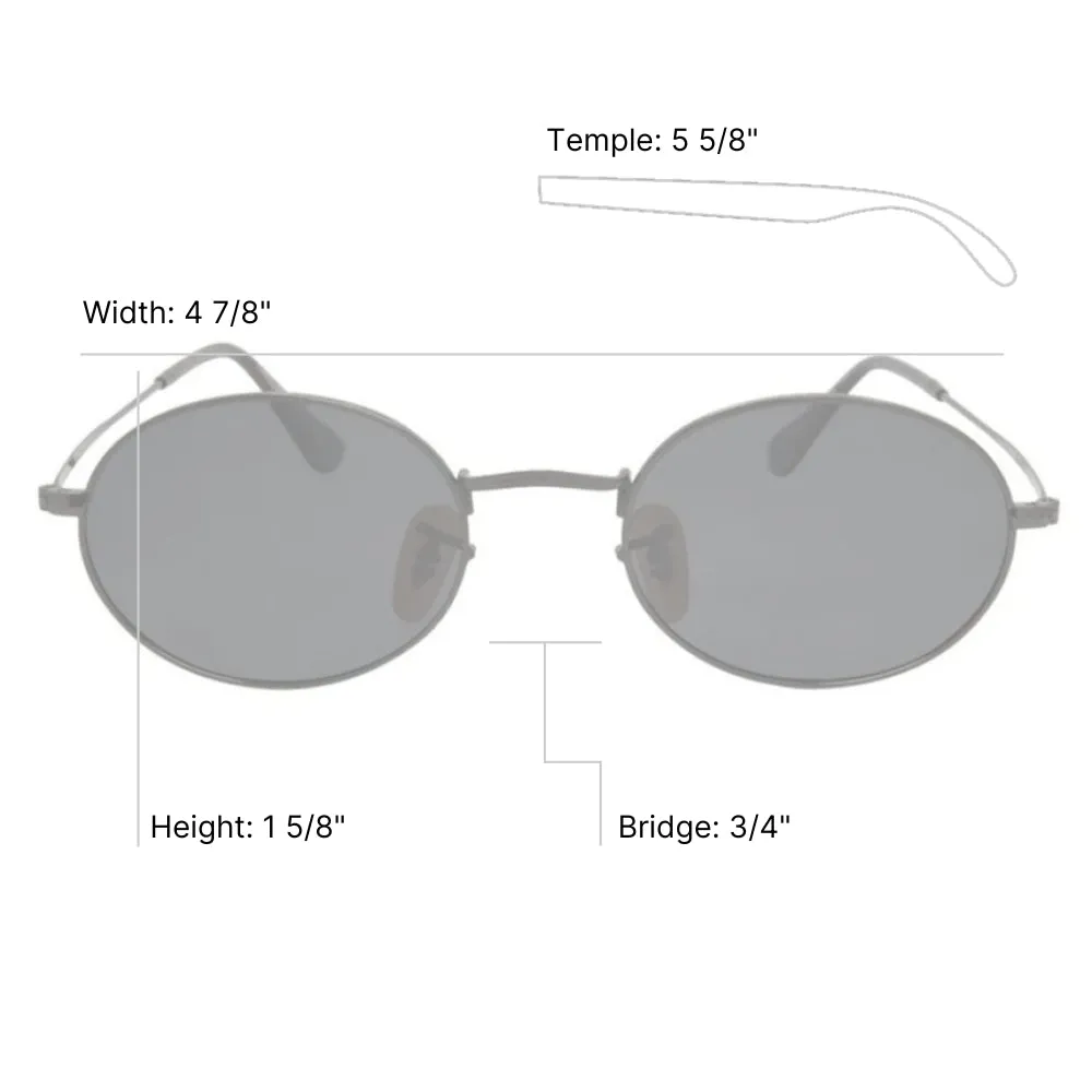 Hudson Oval Aviator Sunglasses