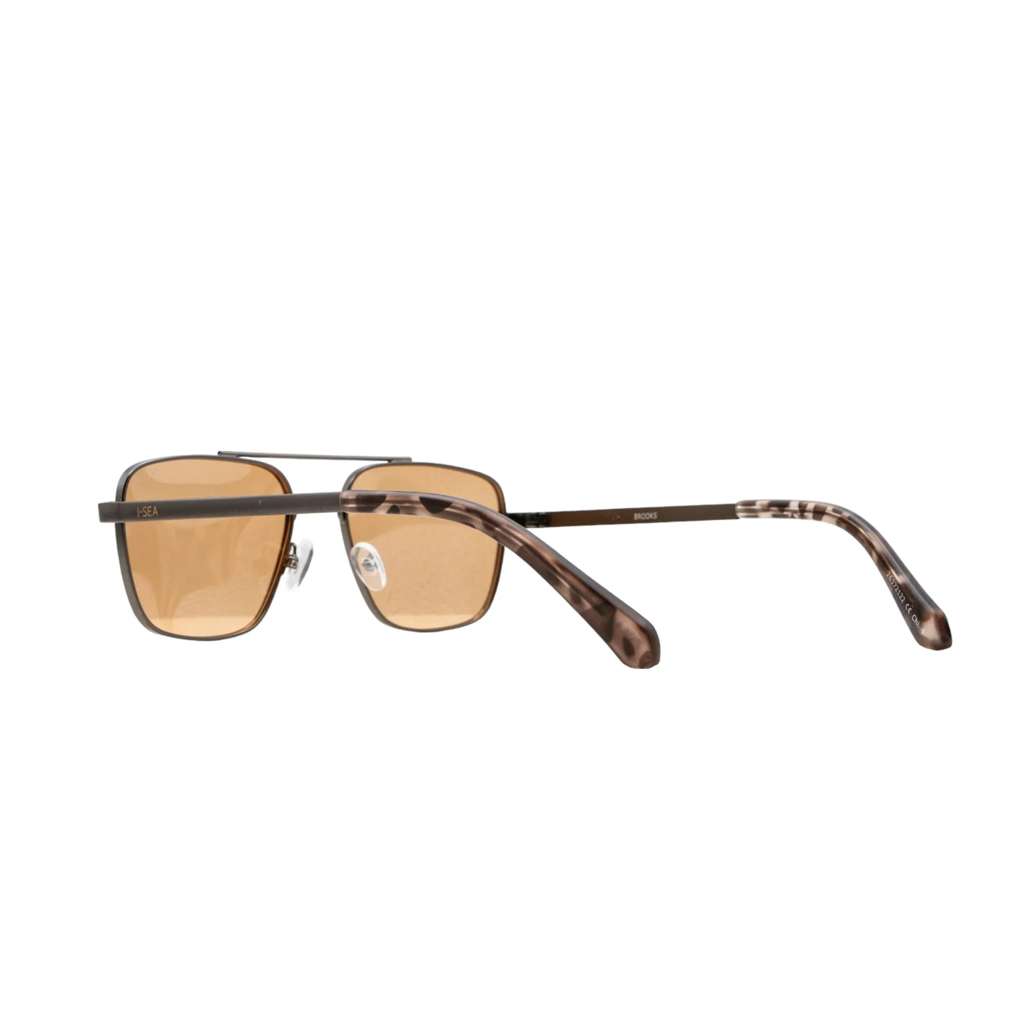 I-SEA Brooks Sunglasses - Gunmetal/Amber Polarized