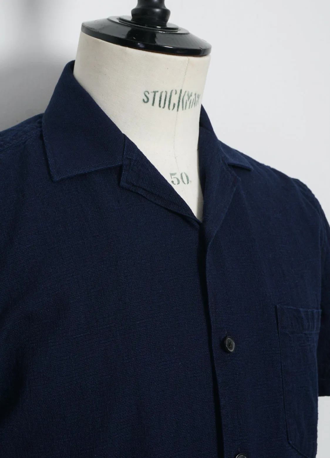 JONNY | Short Sleeve Shirt | Indigo