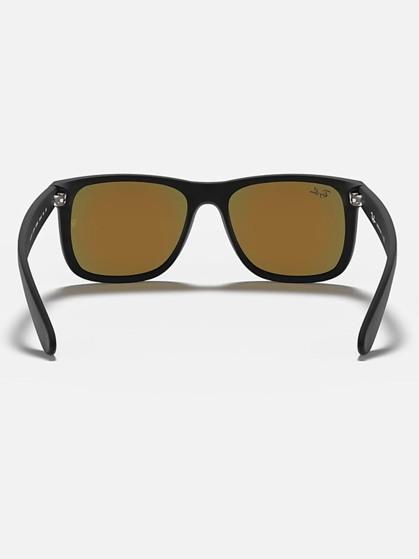 Justin Matte Black/Red Mirror Sunglasses