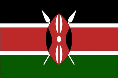 Kenya National Flag Printed