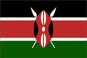 Kenya National Flag Printed