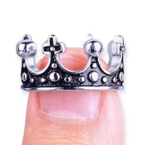 King's Crown Cross Ring