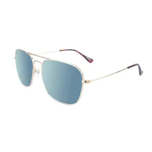 Knockaround Mount Evans Sunglasses - Gold / Sky Blue