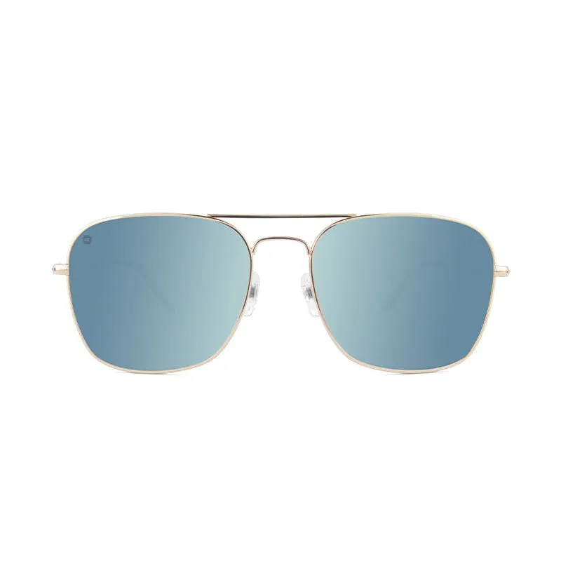 Knockaround Mount Evans Sunglasses - Gold / Sky Blue