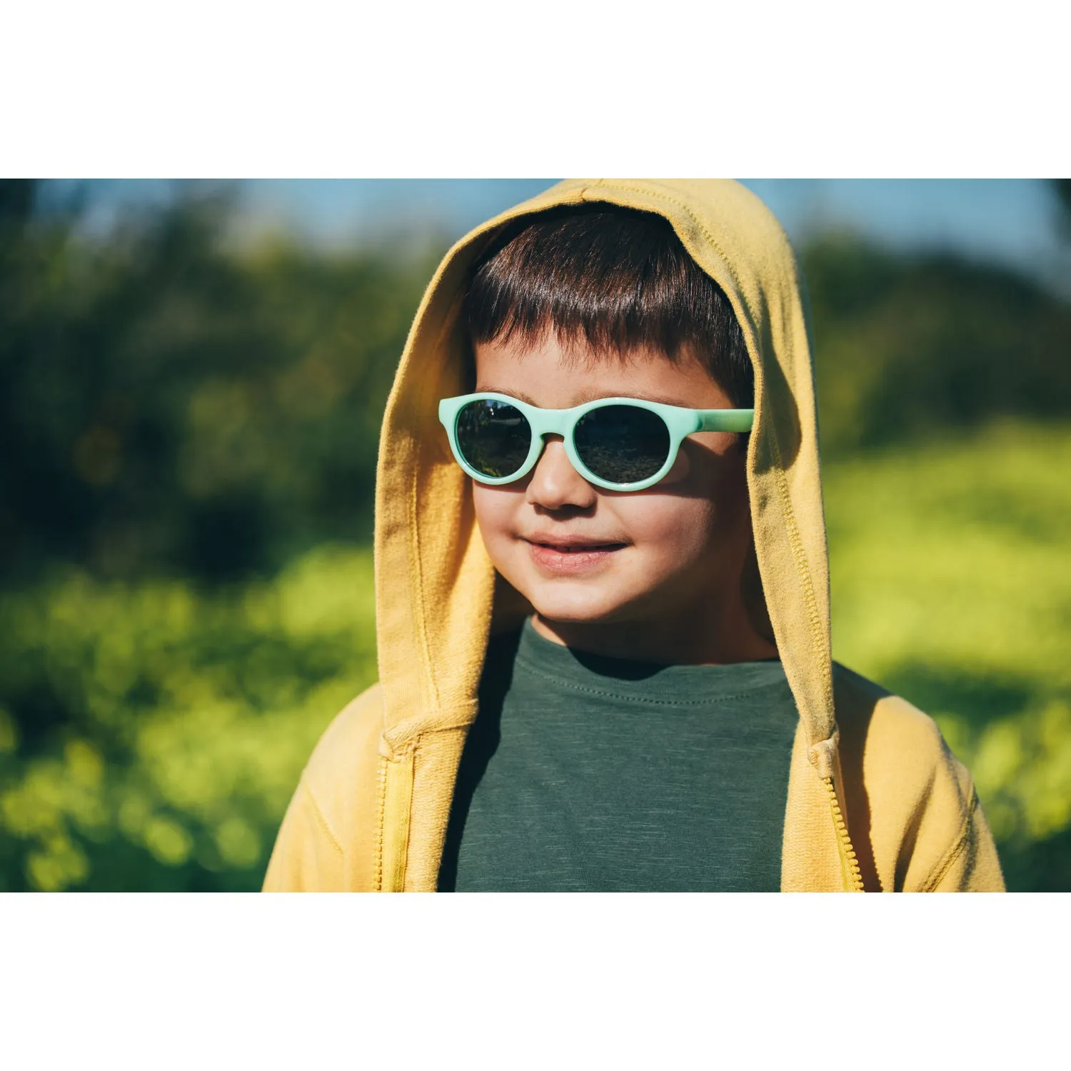 Koolsun Boston Kids Sunglasses - Green Ash