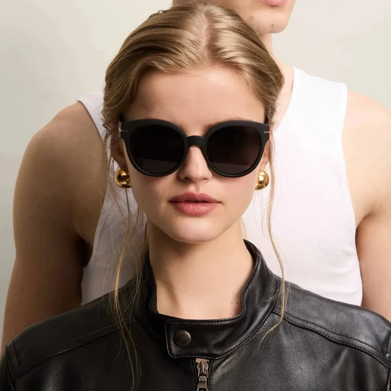 Le Specs Capacious Sunglasses - Matte Black